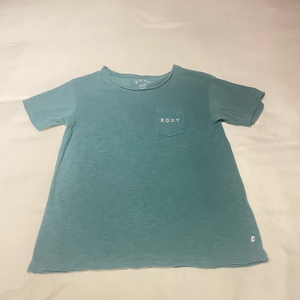 Roxy Women's Teal Short Sleeve Tee